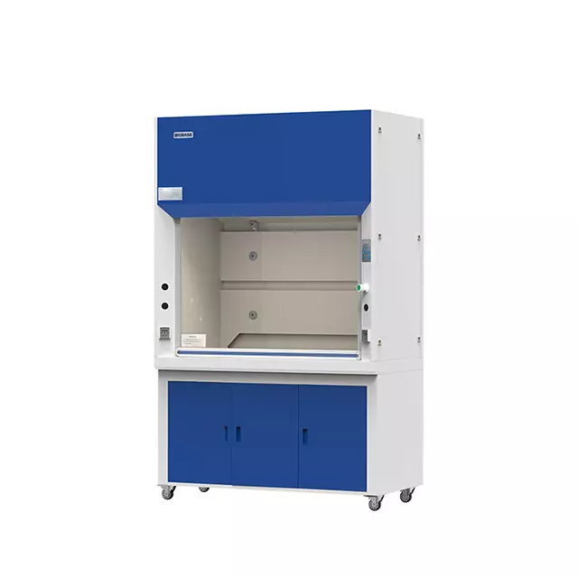 Dusted Fume Hood